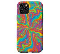 Psychedelic Rainbow Swirl Trippy Abstract Colorful Art Case for iPhone 11 Pro