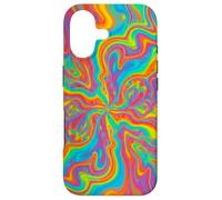 Psychedelic Rainbow Swirl Trippy Abstract Colorful Art Case for iPhone 17
