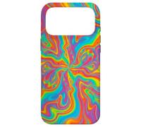 Psychedelic Rainbow Swirl Trippy Abstract Colorful Art Case for iPhone 17 Pro Max