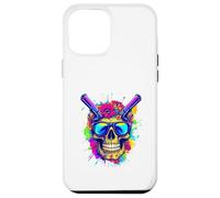 Psychedelic Rebel Skull Graphic T-Shirt: Dope Skull Design Case for iPhone 12 Pro Max