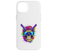 Psychedelic Rebel Skull Graphic T-Shirt: Dope Skull Design Case for iPhone 14 Plus