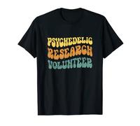 Psychedelic Research Volunteer Retro Trippy T-Shirt