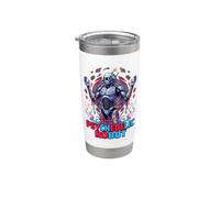 Psychedelic Robot Tie Dye Hippie Stainless Steel Insulated Tumbler