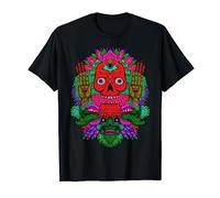 Psychedelic Scull Mushrooms Hippie Halloween Trip Costume T-Shirt