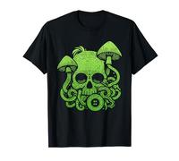 Psychedelic Skull Mushrooms Esoteric T-Shirt