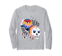 Psychedelic Skull & Third Eye Art Long Sleeve T-Shirt