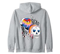 Psychedelic Skull & Third Eye Art Zip Hoodie