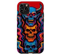 Psychedelic Skull Tower Case for iPhone 11 Pro