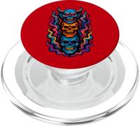 Psychedelic Skull Tower PopSockets PopGrip for MagSafe