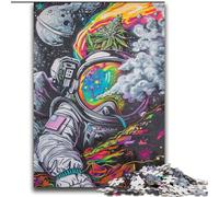 Psychedelic Smoke Astronaut 2000 Piece Jigsaw Puzzles for Teenagers, Toys Educational Games Stress Relieving Secret Santa Gifts for And Age 14 (70x100cm)