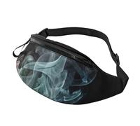 Psychedelic Smoke Fanny Pack for Men Women Fashion Waist Packs Travel Crossbody Bag With Adjustable Strap Everywhere Belt Bag Waterproof Chest Bags Cycling Bum Bag Wallet