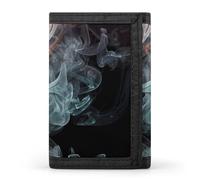 Psychedelic Smoke Wallet,Credit Card Holder,Three-fold Wallet for Passport Covers, Purse Passport Bag for Men Women