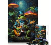 Psychedelic Steampunk Frog 1000 Adult Pieces Jigsaw Puzzle Mind Challenge Toy Together Fun Quality Cut (38x26cm)