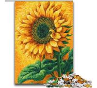Psychedelic Sunflower 2000 Piece Jigsaw Puzzles for Teenagers Gifts, for And 14 Years And over Brainteaser Family Games Christmas Birthday Gifts (70x100cm)