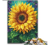Psychedelic Sunflower 2000 Pieces Jigsaw Puzzle For Adults Teens, Suitable for Ages 14 And Up Family Fun It Is Ideal As A Gift for The Whole Family (70x100cm)