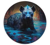 Psychedelic The Hyena Jigsaw Puzzles for Adults 1000 Piece Jigsaw Puzzles for Adults for Parents, Lovers, Friends - Age 14+ (67.5x67.5cm)