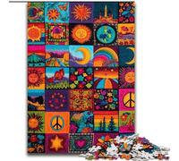 Psychedelic Things Jigsaw Puzzles for Adults 1000 Piece Puzzle, Challenging To Complete But Fun And Humorous Birthday Present, Gifts, Wall Art (26x38cm)