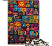Psychedelic Things Jigsaw Puzzles for Adults 1000 Piece Puzzle, Suitable for Ages 14 And Up Family Fun It Is Ideal As A Gift for The Whole Family (50x75cm)