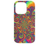 Psychedelic Tie Dye Swirl Rainbow Trippy Hippie Boho Art Case for iPhone 14 Pro