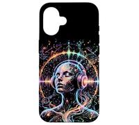 Psychedelic Trance Rave Colorful Art Case for iPhone 16