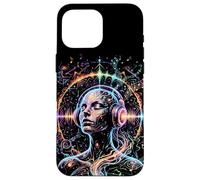 Psychedelic Trance Rave Colorful Art Case for iPhone 16 Pro Max