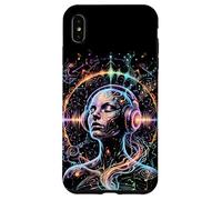 Psychedelic Trance Rave Colorful Art Case for iPhone XS Max