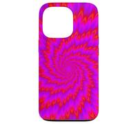 Psychedelic Trippy Colorful Retro Abstract Wavy Aesthetic Case for iPhone 13 Pro