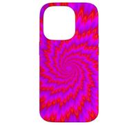 Psychedelic Trippy Colorful Retro Abstract Wavy Aesthetic Case for iPhone 14 Pro