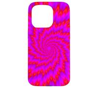 Psychedelic Trippy Colorful Retro Abstract Wavy Aesthetic Case for iPhone 15 Pro