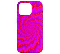 Psychedelic Trippy Colorful Retro Abstract Wavy Aesthetic Case for iPhone 16 Pro