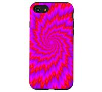 Psychedelic Trippy Colorful Retro Abstract Wavy Aesthetic Case for iPhone SE (2020) / 7 / 8
