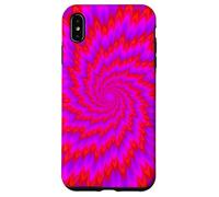 Psychedelic Trippy Colorful Retro Abstract Wavy Aesthetic Case for iPhone XS Max