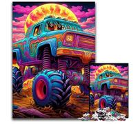 Psychedelic Truck 1000 Piece Jigsaw Puzzles for Adults Puzzles for Adults Ideal for Lover, Perfect Christmas, New Year, Valentine's Gift 50x75CM/19.68x29.52inch