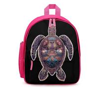 Psychedelic Turtle Simple Backpacks Casual Daypacks Lightweight Rucksack for Camping Hiking Travel