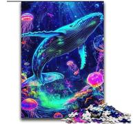 Psychedelic Whale 2000 Piece Jigsaw Puzzles for Adults, Challenging Game Gifts for Is Ideal As A Gift for The Whole Family (70x100cm)