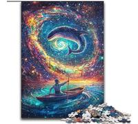 Psychedelic Whale Jigsaw Puzzles for Adults 1000 Jigsaws, Challenging To Complete But Fun And Humorous Birthday Present, Gifts, Wall Art (26x38cm)
