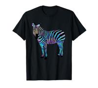 Psychedelic Zebra T-Shirt - Trippy Zebra Animal Shirt T-Shirt