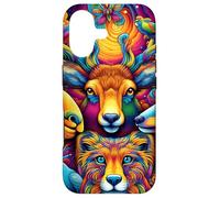 Psychedelics Arts Girls Trippy Abstract Animal Visions Case for iPhone 17