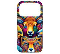 Psychedelics Arts Girls Trippy Abstract Animal Visions Case for iPhone 17 Pro