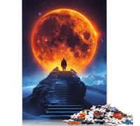 Psychedelisches Alien-Planet-Puzzle für Erwachsene und Jugendliche, 1000 Teile, Papierpuzzles für Teenager, Geschenke, Denksportspiel, 1000 Teile (75 x 50 cm)