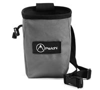 Psychi OG Chalk Bag with Storage Pocket and Waist Starp For Rock Climbing Bouldering (Grey)
