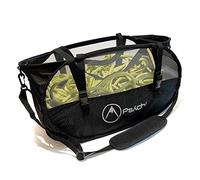 Psychi | Rock Climbing Rope Belay Bucket Storgae Bag | Hand Carry Straps, Shoulder Strap and Gear Loops (Grey)