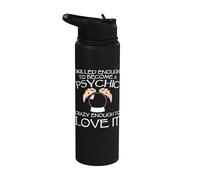 Psychic Apparel - Great Funny Mediums Design Stainless Steel Insulated Water Bottle