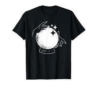 Psychic Fortune Teller Hands on Crystal Ball Halloween Meme T-Shirt