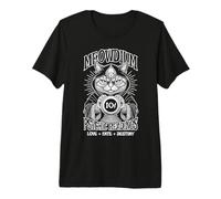 Psychic Reading Funny Cat Fortune Teller Crystal Ball Mystic Premium T-Shirt