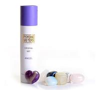 Psychic Sisters - Angel Crystal Set - 7 Different Gemstones - Handmade In The UK - Individually Chosen Crystals - Reiki Cleansed & Energised - Unique Crystal Set