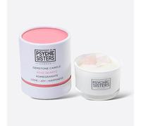 Psychic Sisters Gemstone Candle (Rose Quartz Candle - Pomegranate)