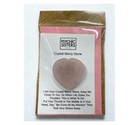 Psychic Sisters Heart Crystal Worry Stone
