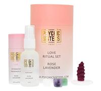 Psychic Sisters - Love Ritual Set - 4 Available Rituals - Reiki Cleansed & Energised Crystals - 3 Different Gemstones - Contains Natural Aromatherapy Products