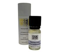 Psychic Sisters - Protection Oil - 10ml - Fragrance Oil - Hand-Blended Sage & Sandalwood Essential Oils - Reiki Charged & Energised - Pure Essential Oils - Hand Made in The UK